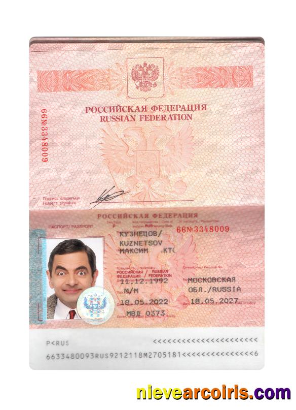 Russia passport 2022-presnet